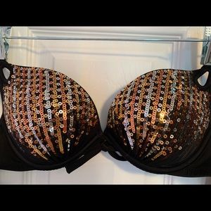 Victoria’s Secret Sequin Push-up Bikini Top 3/$18
